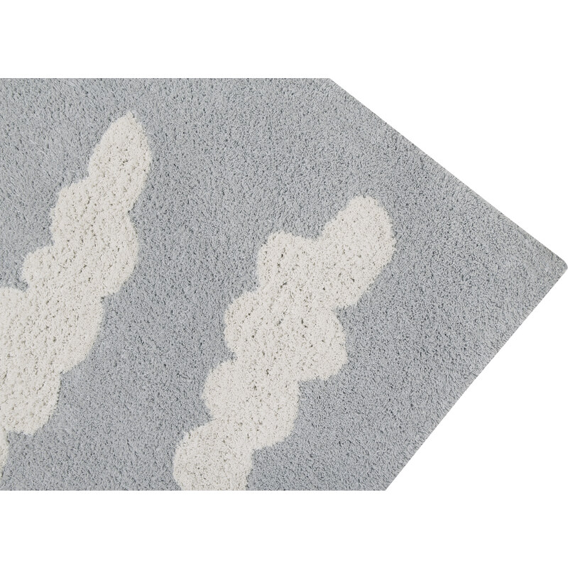Lorena Canals koberce Pro zvířata: Pratelný koberec Clouds Grey - 120x160 cm