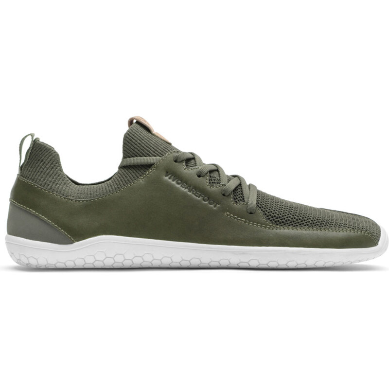 Vivobarefoot PRIMUS KNIT M Olive Green Leather - 46