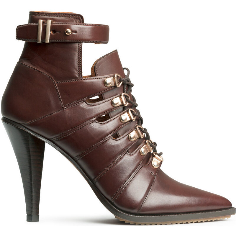 H&M Leather ankle boots