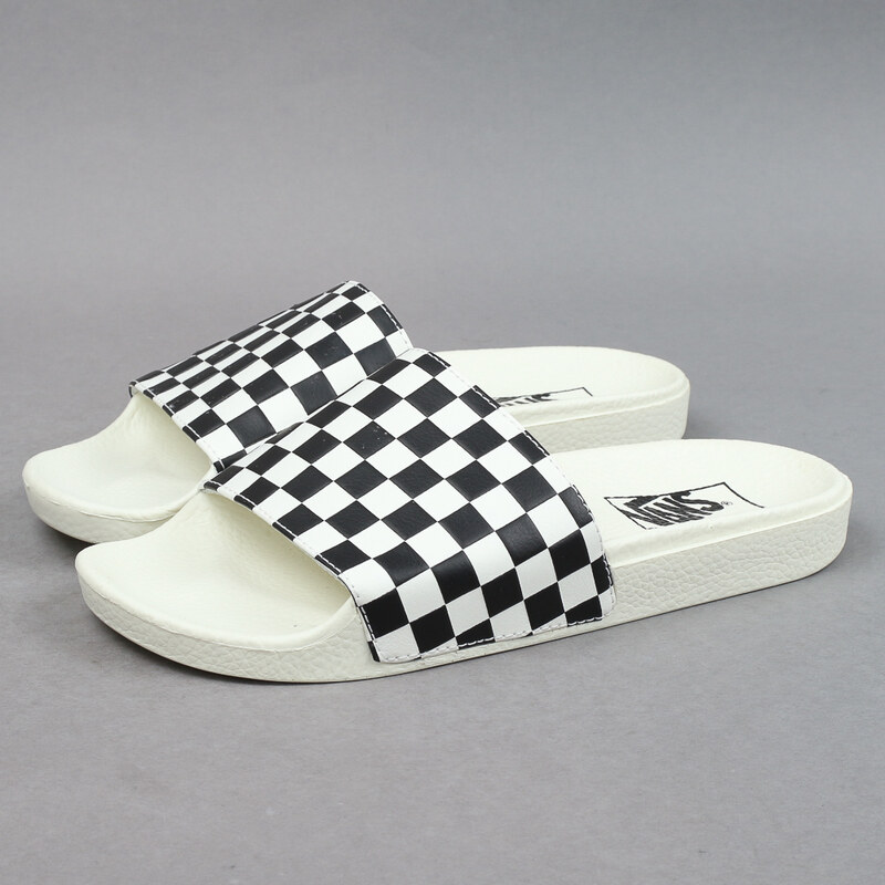 Vans W Slide - On Checkerboard white / black