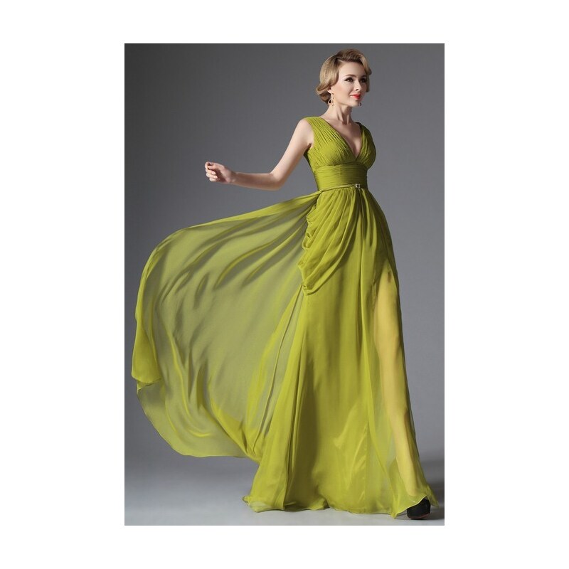MiaBella Splývavé společenské šaty na široké ramínka Barva: jako na obrázku, Velikost: XS = konfekční velikost 34
