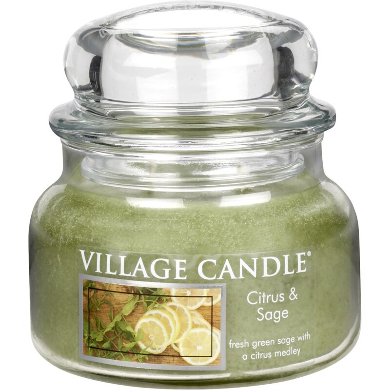 Village Candle Svíčka ve skle Citrus & Sage - malá