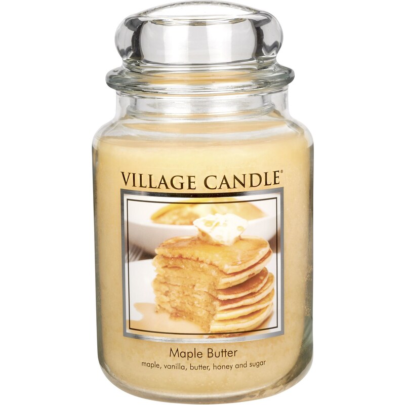 Village Candle Svíčka ve skle Maple butter - velká