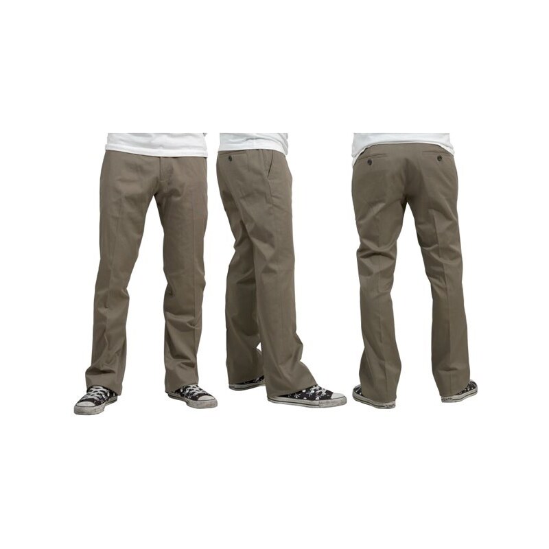 kalhoty REELL - Chino Pant 2 Taupe Taupe (TAUPE)