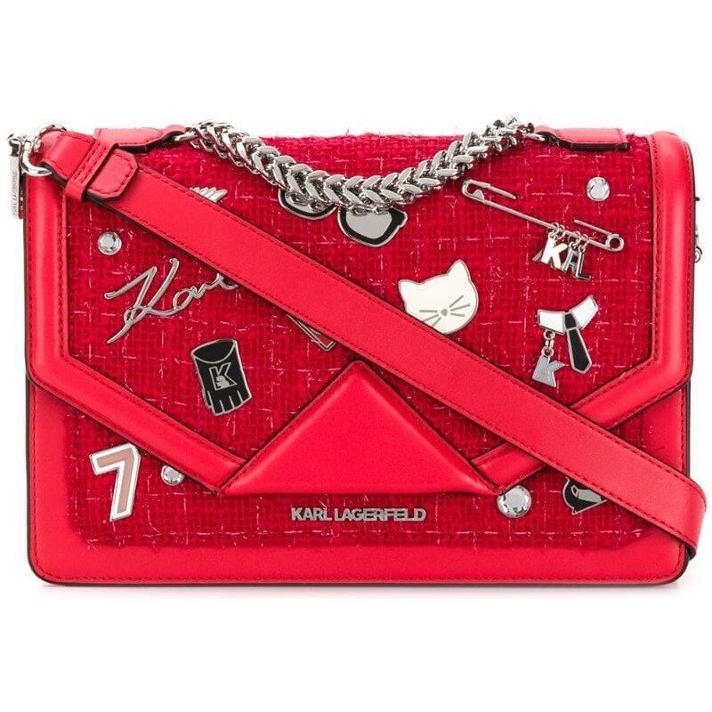 Karl lagerfeld klassik pins shoulder bag hotsell