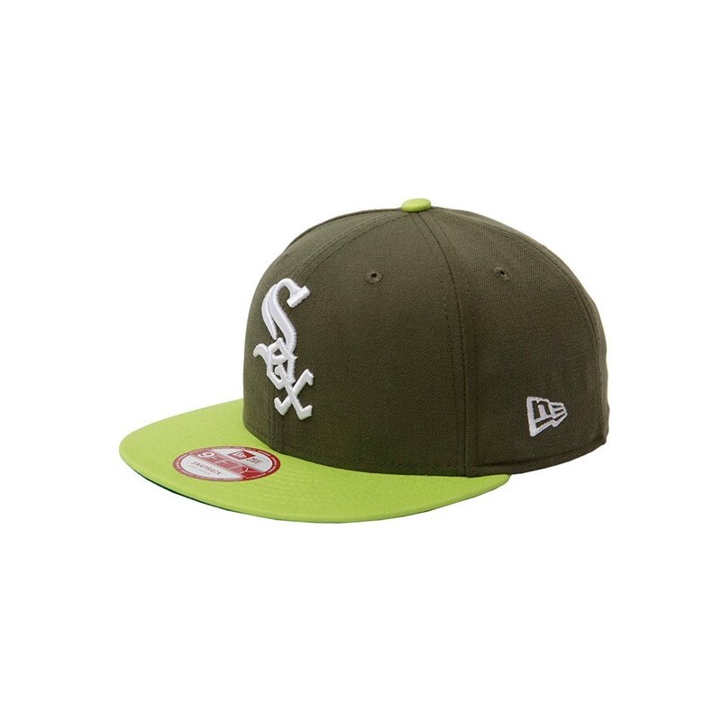 kšiltovka NEW ERA - Cotton Block 4 Chiwhi Olive/Cyber Green (OLIVE CYBE)