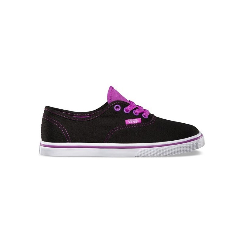 dětské boty VANS - Authentic Lo Pro (Neon) Black/Purple (8GD)