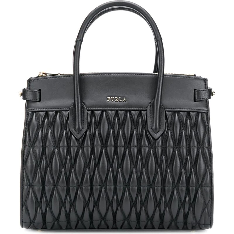 Furla pin cometa tote s onyx black hotsell