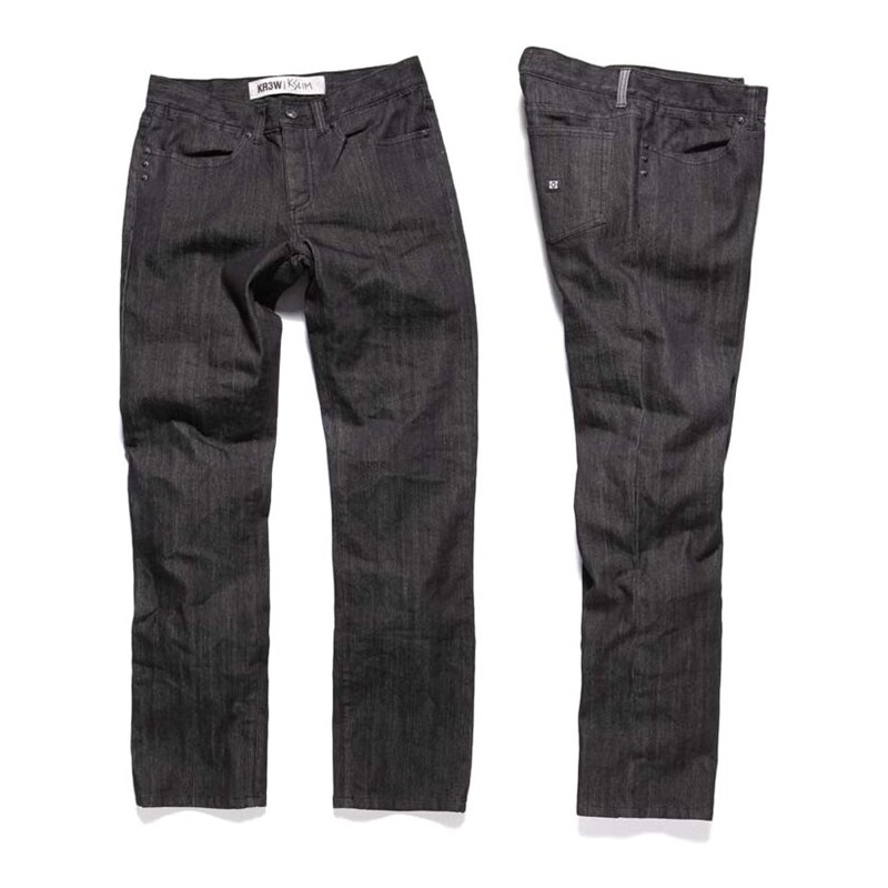 kalhoty KREW - K Slim Basics (BLK)