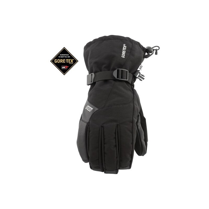 rukavice POW - Warner Gtx Long Glove Black (BK)