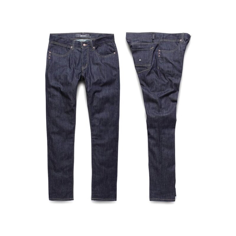 kalhoty KREW - K Sklim Taper Denim Raw Blue (RAW)