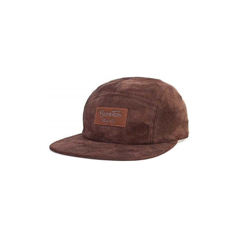 kšiltovka BRIXTON - Cavern Five Panel Brown (0400)