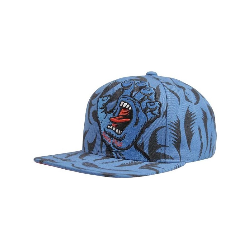 kšiltovka SANTA CRUZ - Screaming Camo Snap Cap Blue Camo (CAMOSNAP)