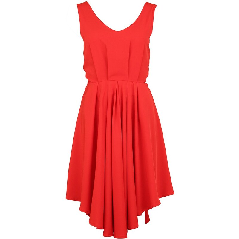 Červené šaty Louche Chica