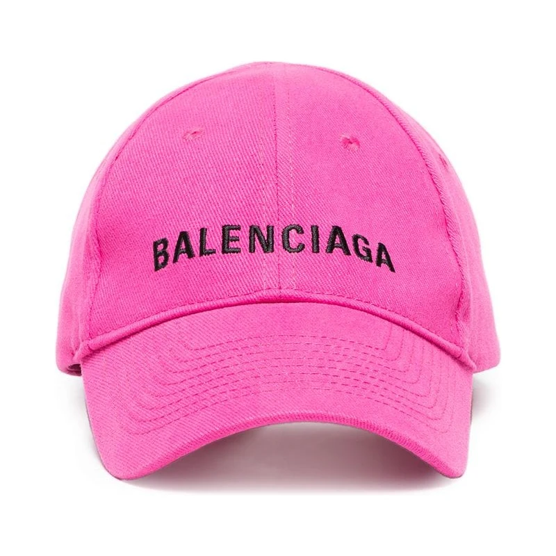 Balenciaga Pink Logo Embroidered Cap - GLAMI.cz