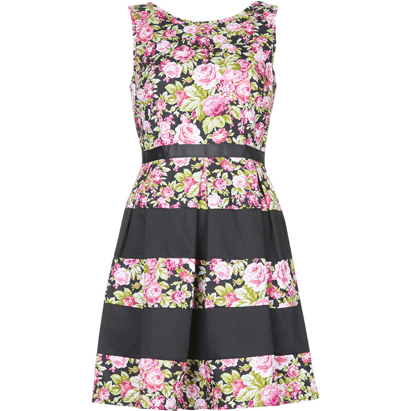Topshop **Floral Panelled Tea Dress by Annie Greenabelle