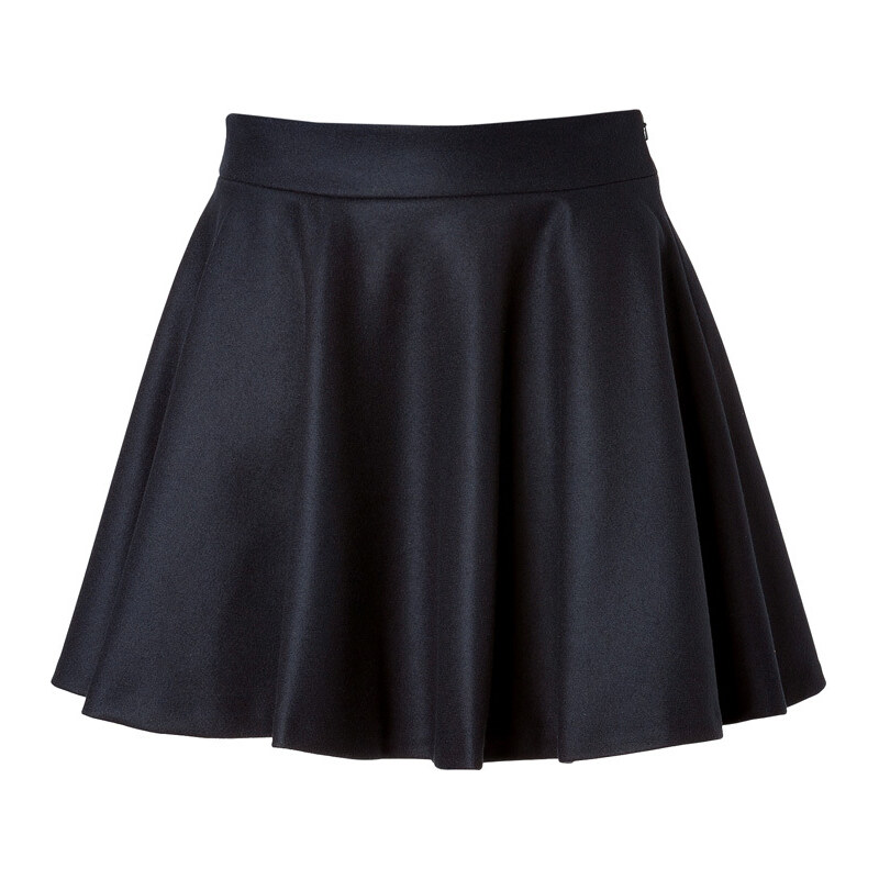 DKNY Wool Blend Flared Skirt