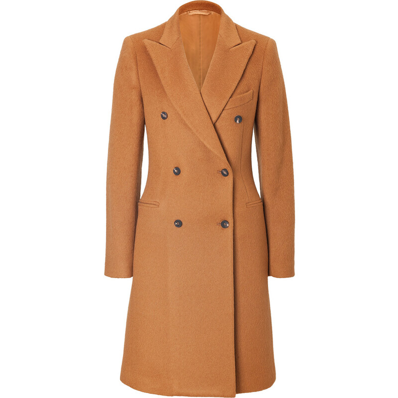 McQ Alexander McQueen Wool-Mohair Blend Tailored Coat