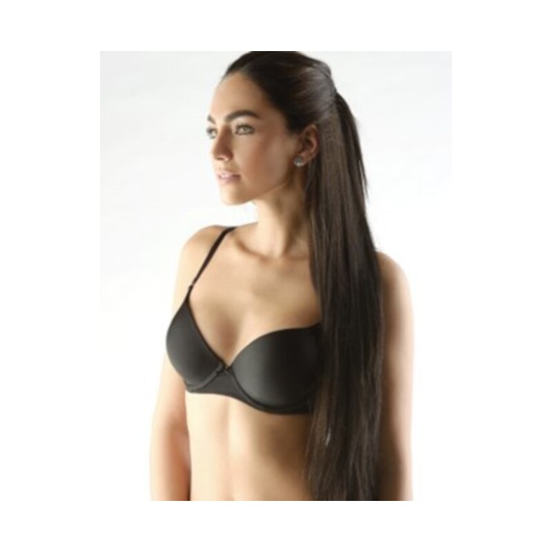 GINA Dámská podprsenka push-up, šité 17009P - černá