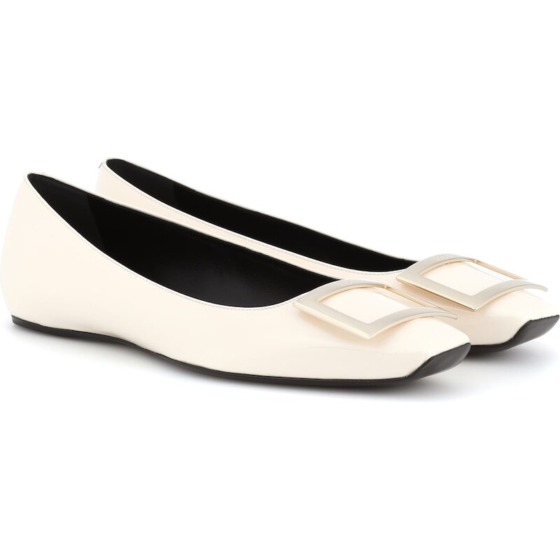 Roger Vivier Trompette patent leather ballet flats