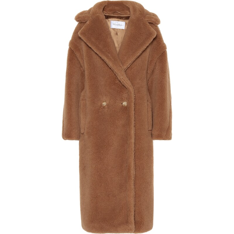 Max Mara Teddy Bear camel hair and silk coat