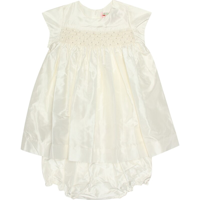 Bonpoint Baby Maruska silk dress and bloomers set