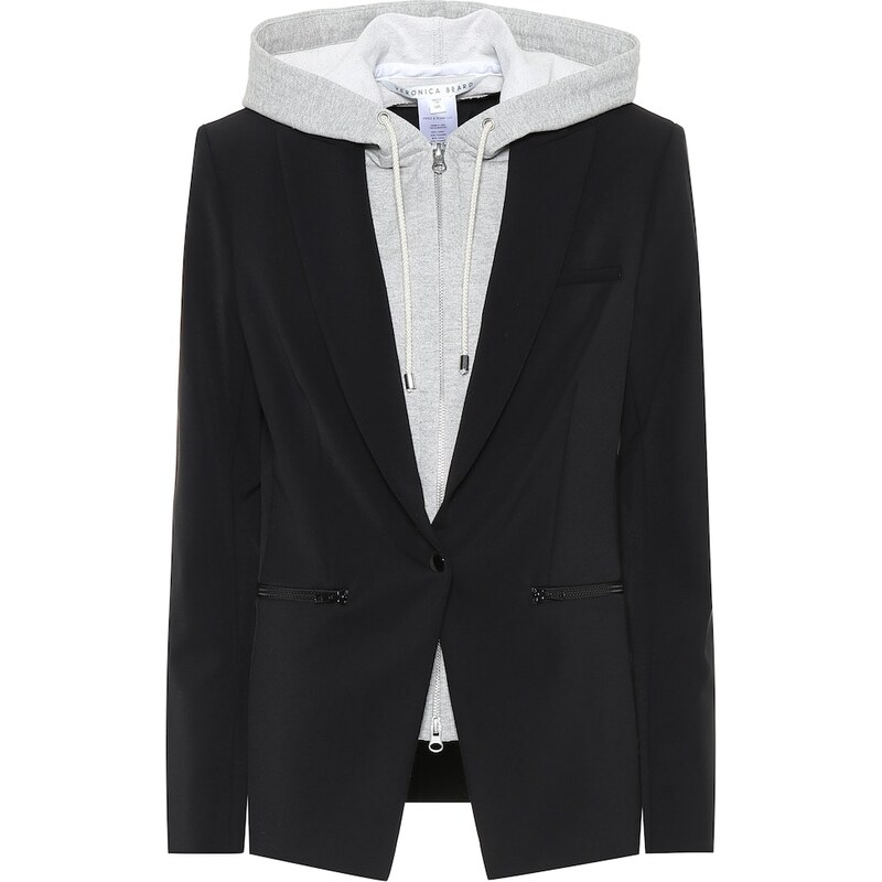 Veronica Beard Scuba Dickey hooded jacket