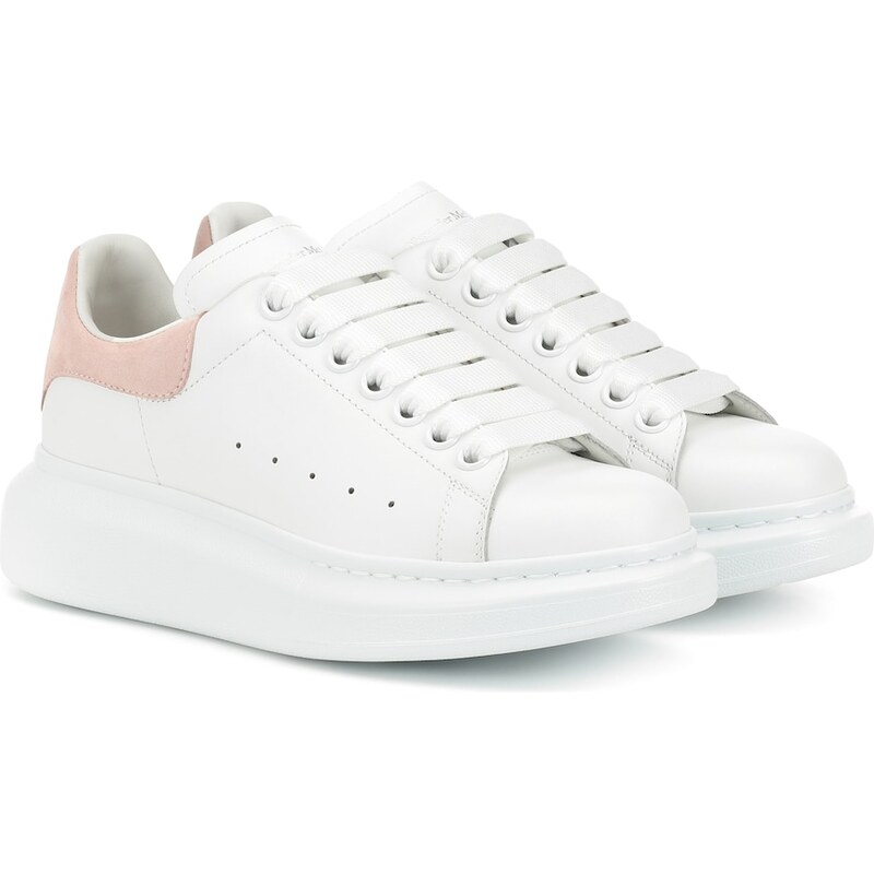McQueen Oversized leather sneakers
