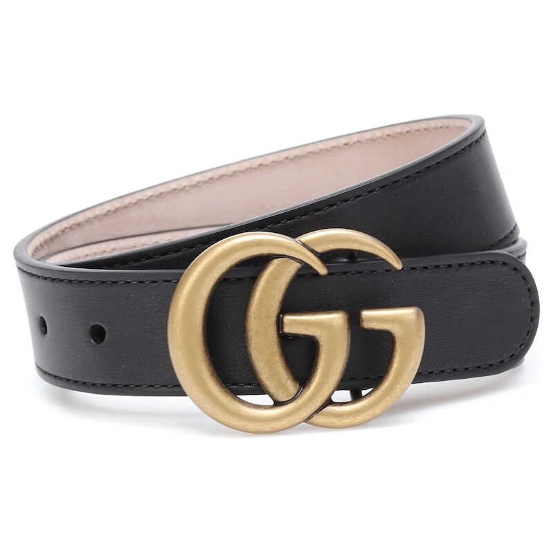 Gucci Kids GG leather belt