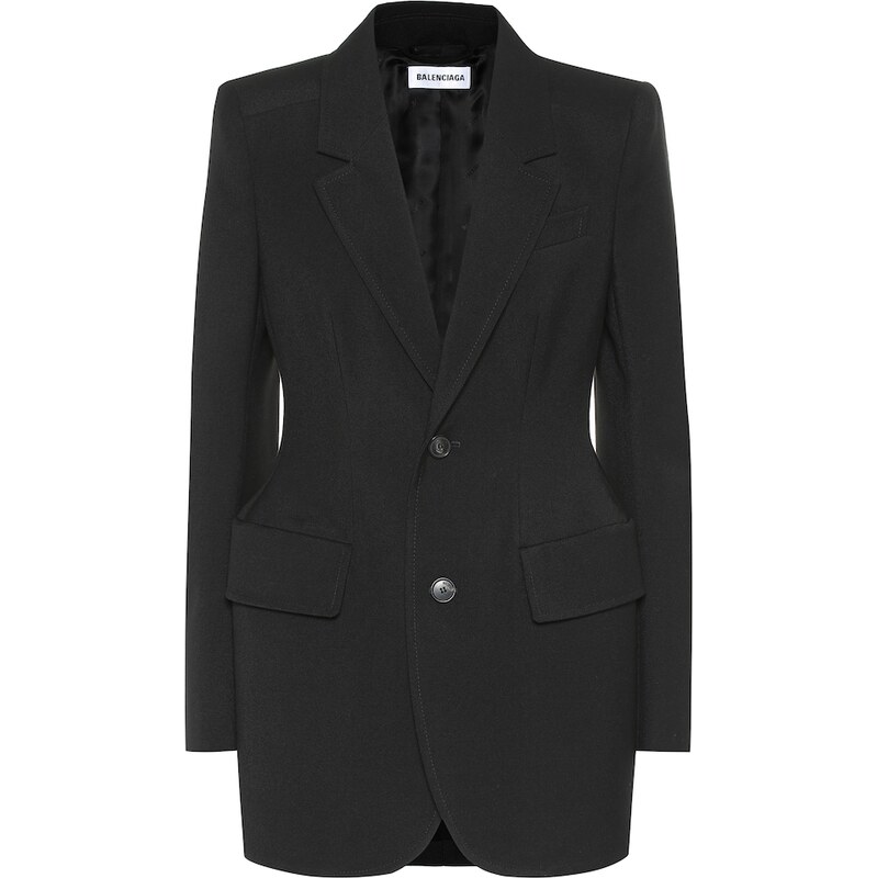 Balenciaga Hourglass virgin wool blazer