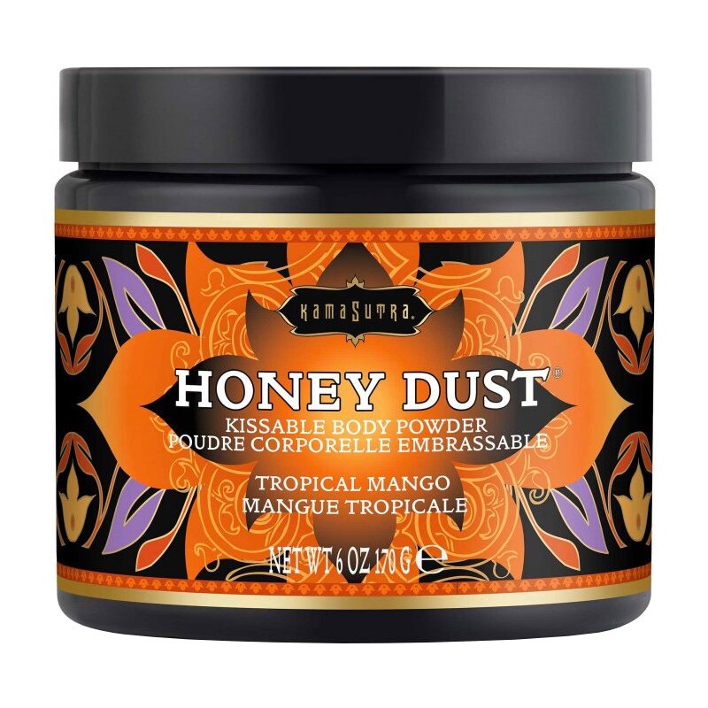 Kama Sutra Slíbatelný tělový pudr KamaSutra Honey Dust Tropical Mango, 170 g