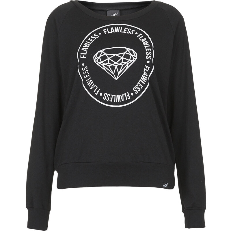 Topshop **Flawless Raglan Pullover by Illustrated People