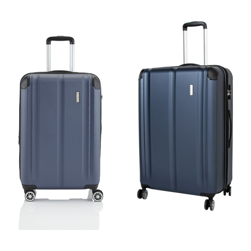 Travelite City 4w M, L Navy - sada 2 kufrů