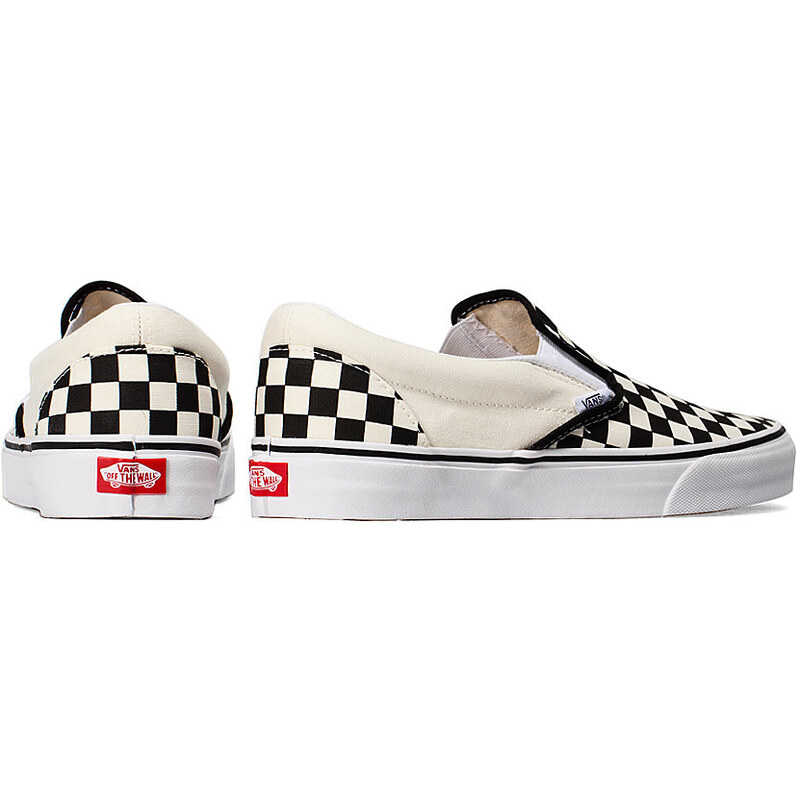 Kecky Vans Slip-On Checkerboard VN000EYEBWW1, VN000EYEBWW1-BWW