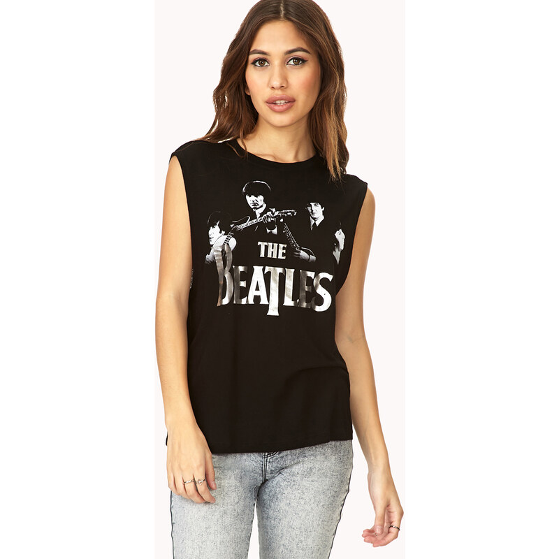 Forever 21 The Beatles Muscle Tee