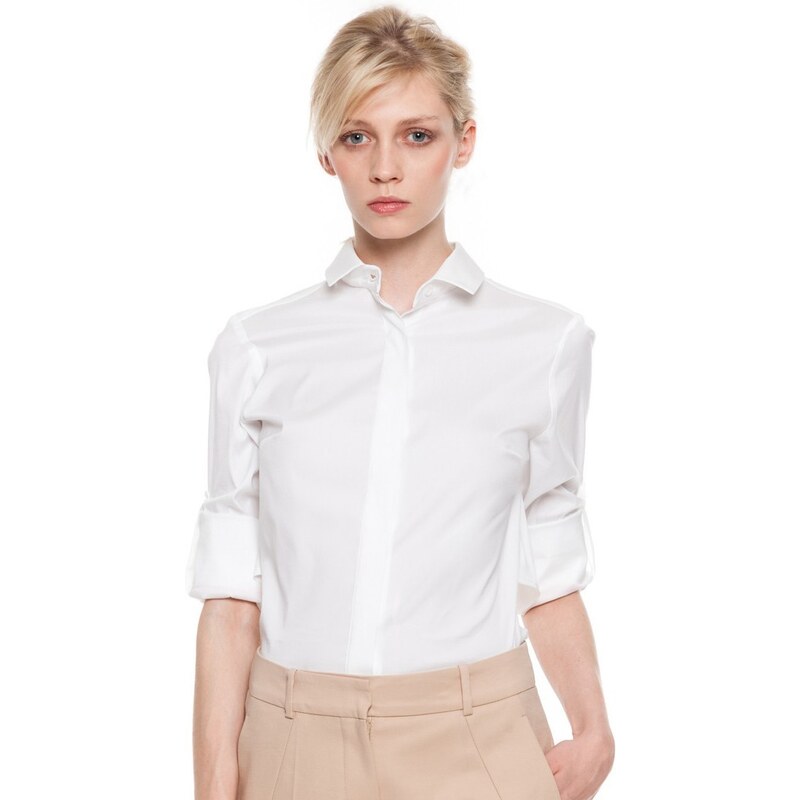 Simple - Košile - bílá, 36 - 200 Kč na první nákup za odběr newsletteru