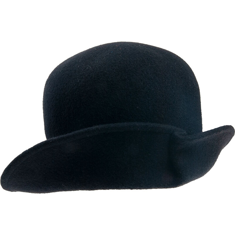 Dámský vlněný klobouk se zvednutým okrajem TONAK