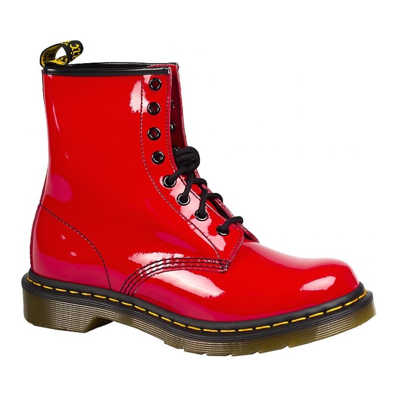 Dr Martens - Vysoké boty1460 W01 - červená, 36