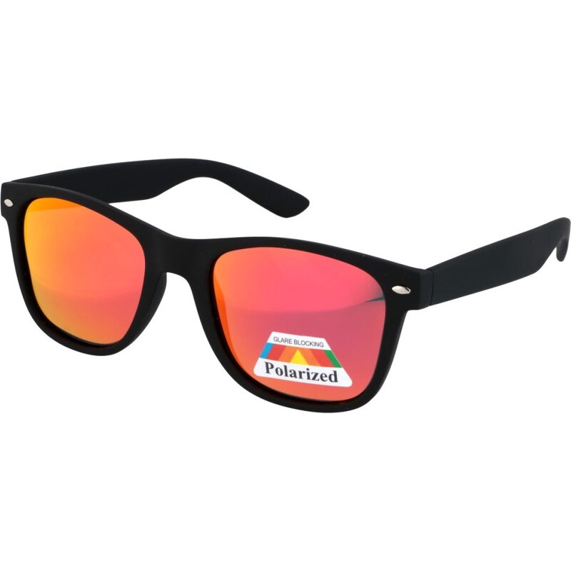Sunmania Oranžové polarizační sluneční brýle Wayfarer