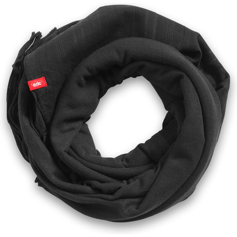 Esprit jersey/fabric square scarf