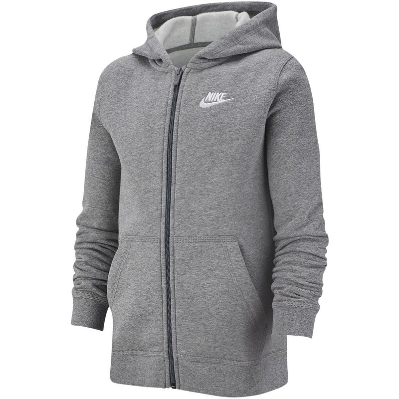 Mikina s kapucí Nike B NSW HOODIE FZ CLUB bv3699-091