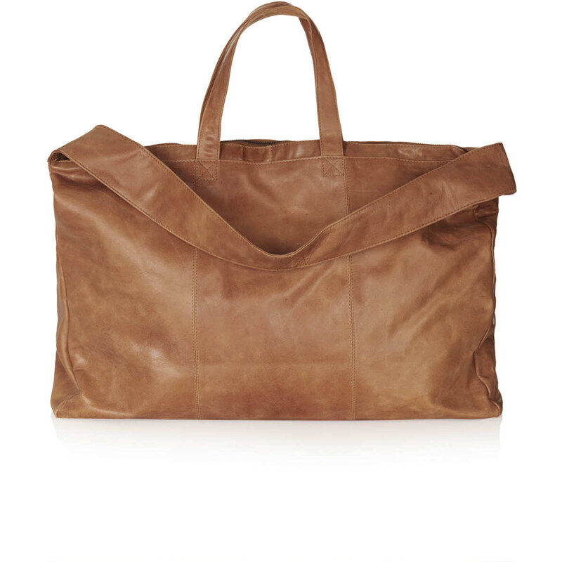 Topshop Tan Slouch Luggage Bag