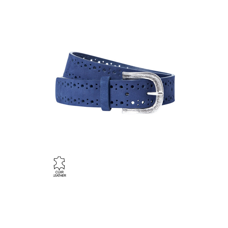 Promod Leather punch-holed belt