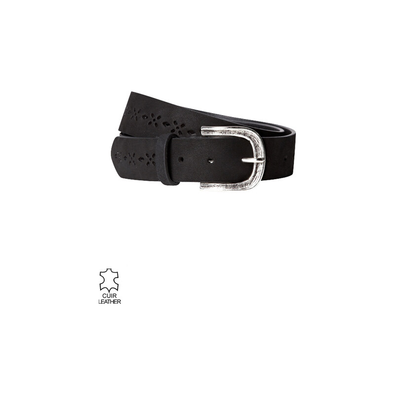 Promod Leather punch-holed belt