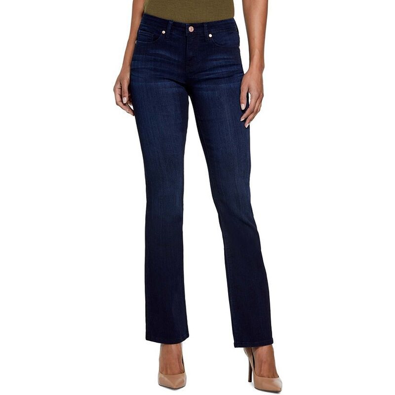 GUESS dámské bootcut džíny Lyllah Bootcut tmavě modré 32