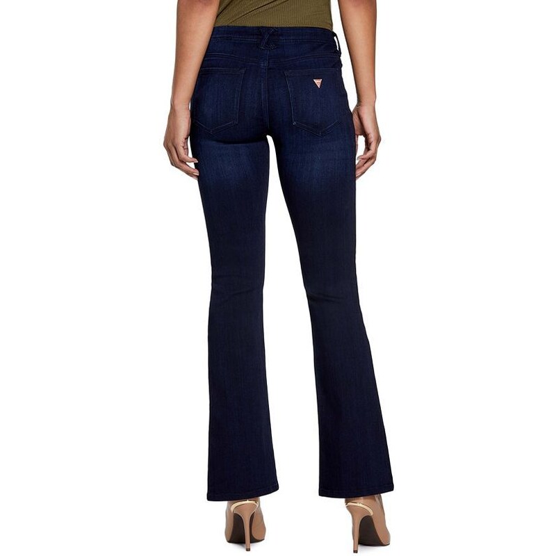 GUESS dámské bootcut džíny Lyllah Bootcut tmavě modré 32