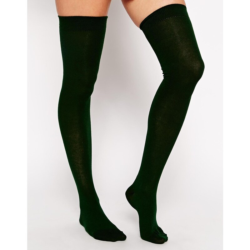 ASOS Thigh High Socks - Green