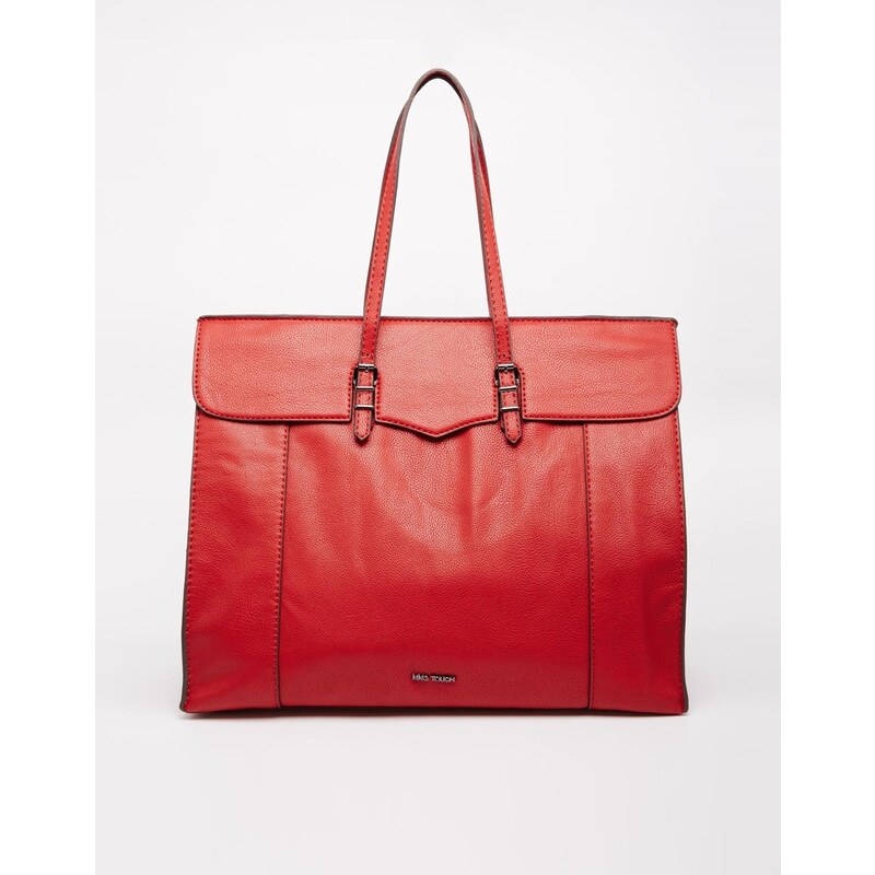 Mango Structured Bag - Red