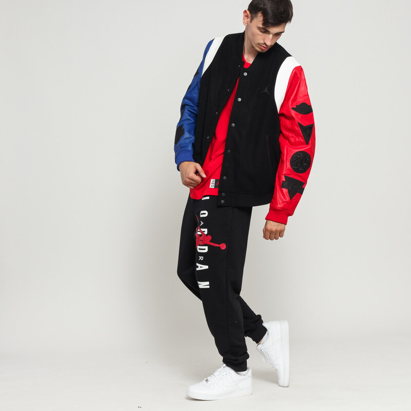 Jordan M J Sport DNA Varsity Jacket erna modra ervena bila GLAMI.cz