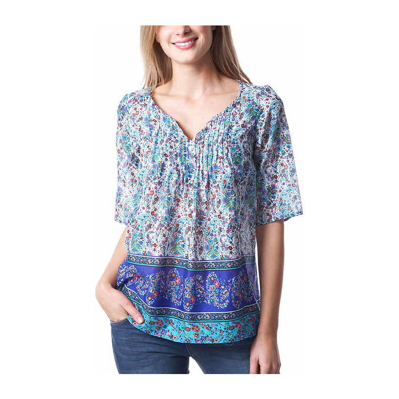 Promod Hippie-print blouse